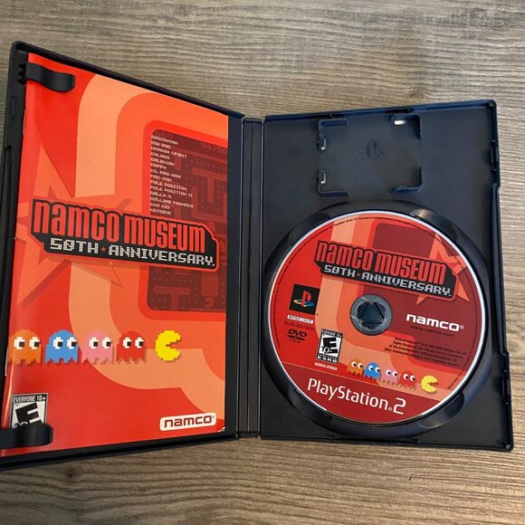 Namco Museum 50th Anniversary PlayStation 2 PS2 Greatest Hits Video Game w/ Case - Picture 7 of 11